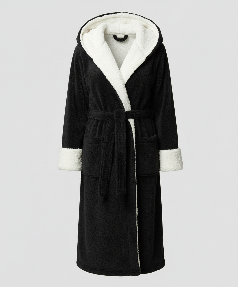 Kuscheliger Fleece Morgenmantel Damen | Drune