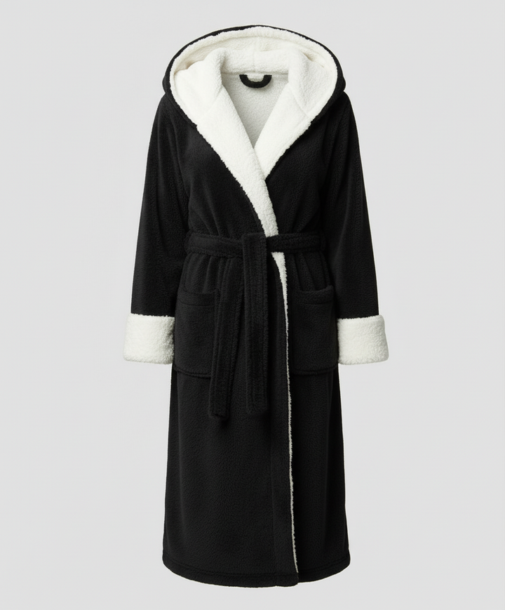 Kuscheliger Fleece Morgenmantel Damen | Drune