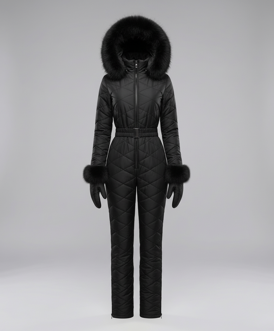 Eleganter Damen Winteroverall Warm | Drune