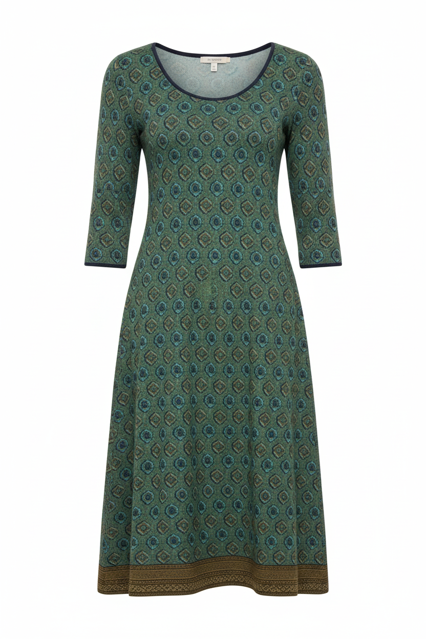 Boho Elegantes Midikleid Damen | Drune