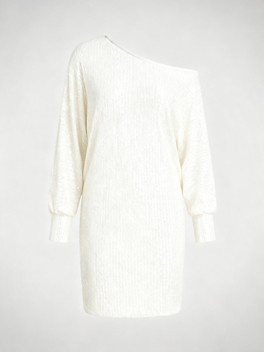 Glamouröses Kontrast Paillettenkleid Damen | Drune