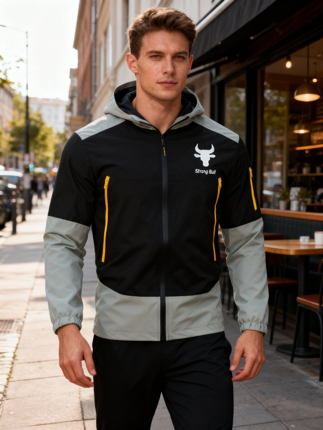 Herren funktionale Outdoor-Jacke Drune