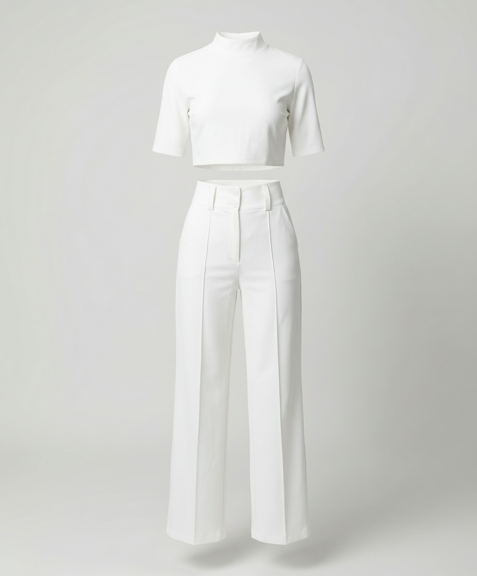 Drune | Eleganz Tailliertes Herbst-Hosenset für Stilvolle Looks