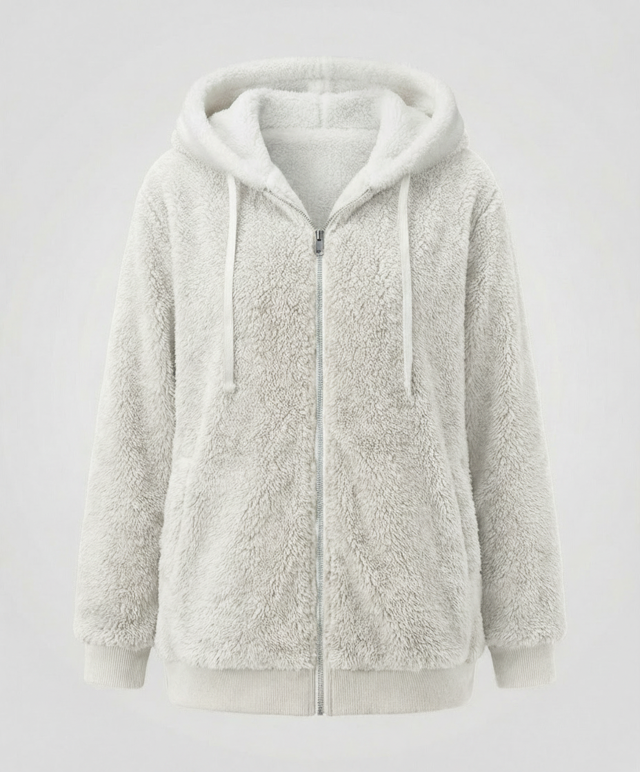 Übergroße Teddyjacke Damen | Drune