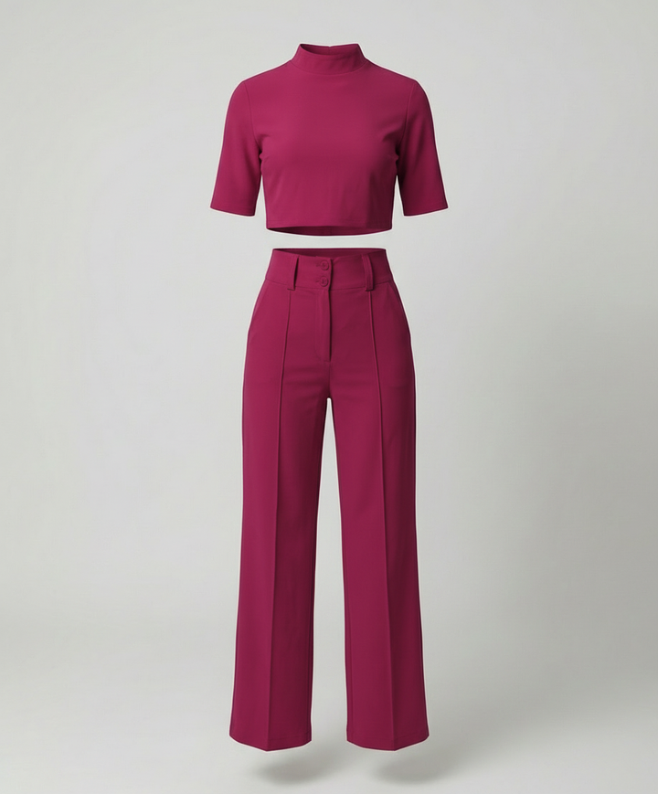 Drune | Eleganz Tailliertes Herbst-Hosenset für Stilvolle Looks