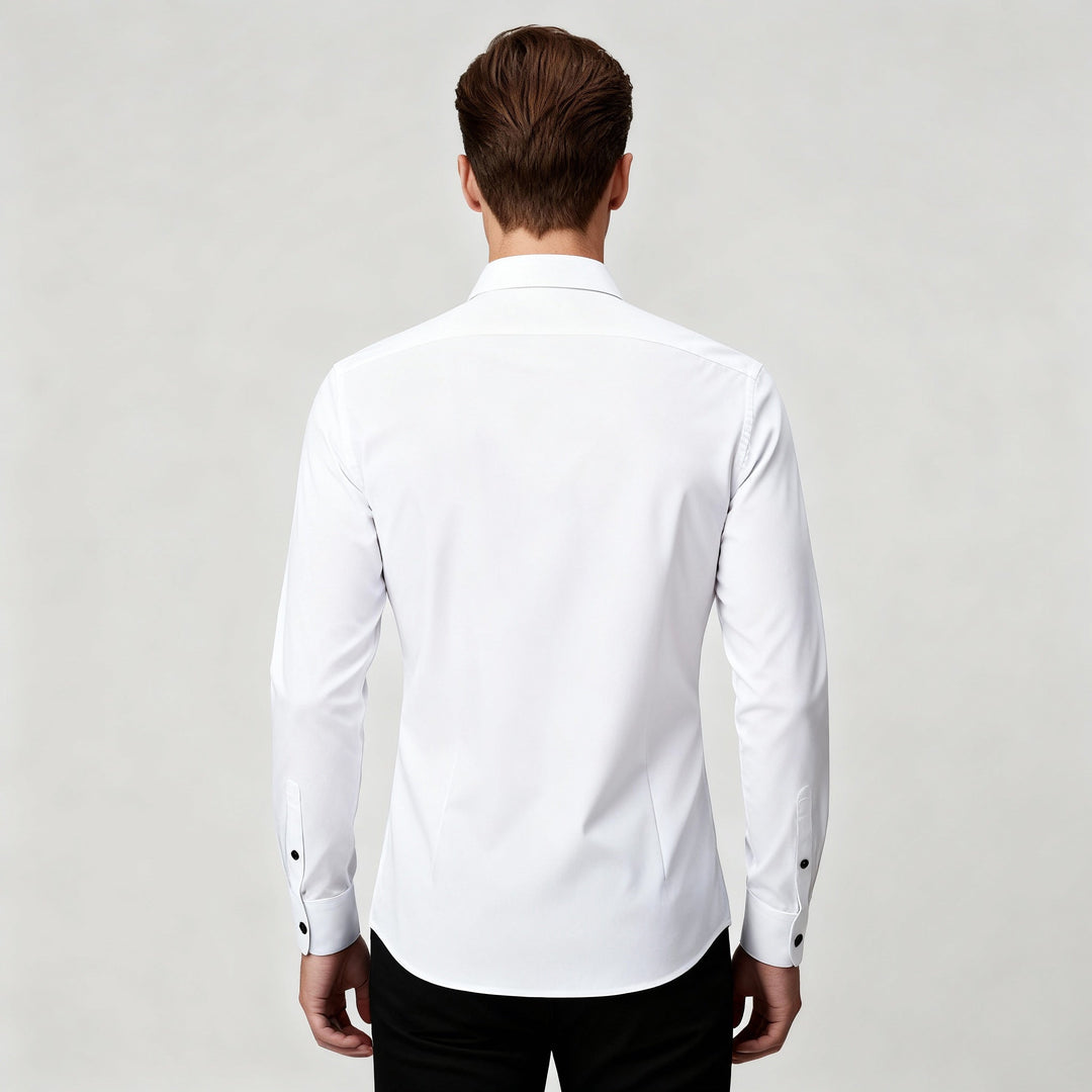 Bügelfreies Stretch Hemd Herren Slim Fit | Drune