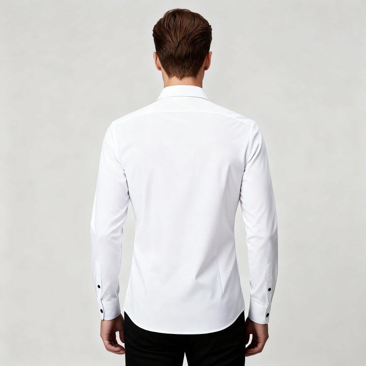 Bügelfreies Stretch Hemd Herren Slim Fit | Drune