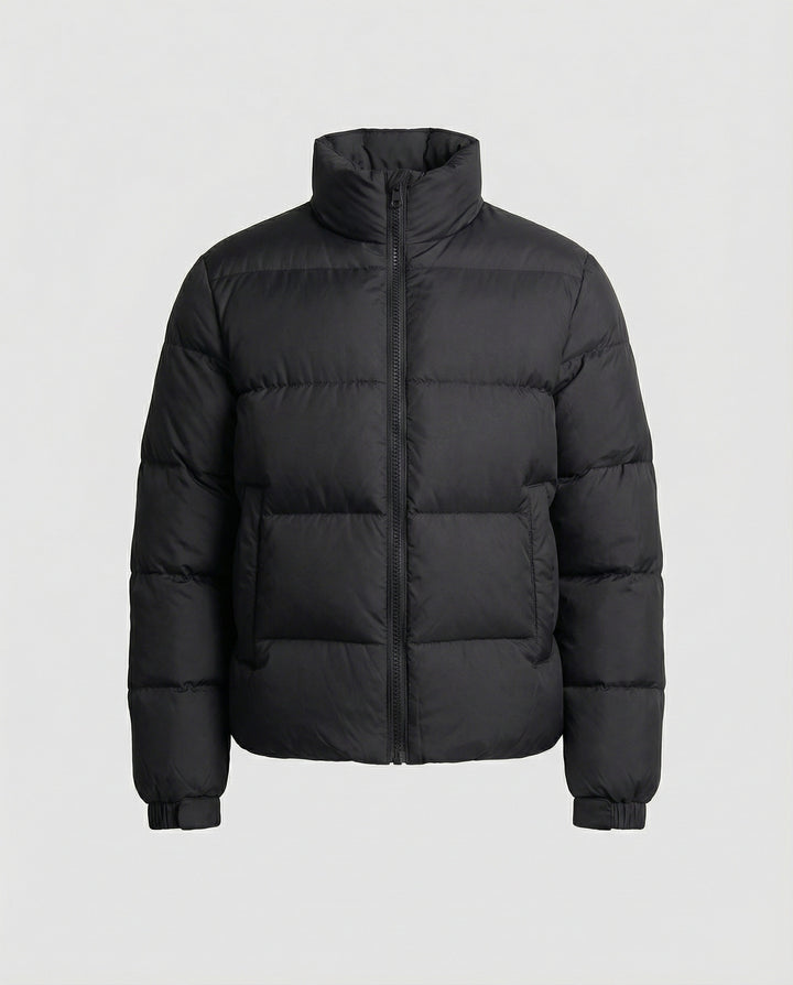 Herren Pufferjacke aus Entenfedern mit Wärme & Kapuze | Drune