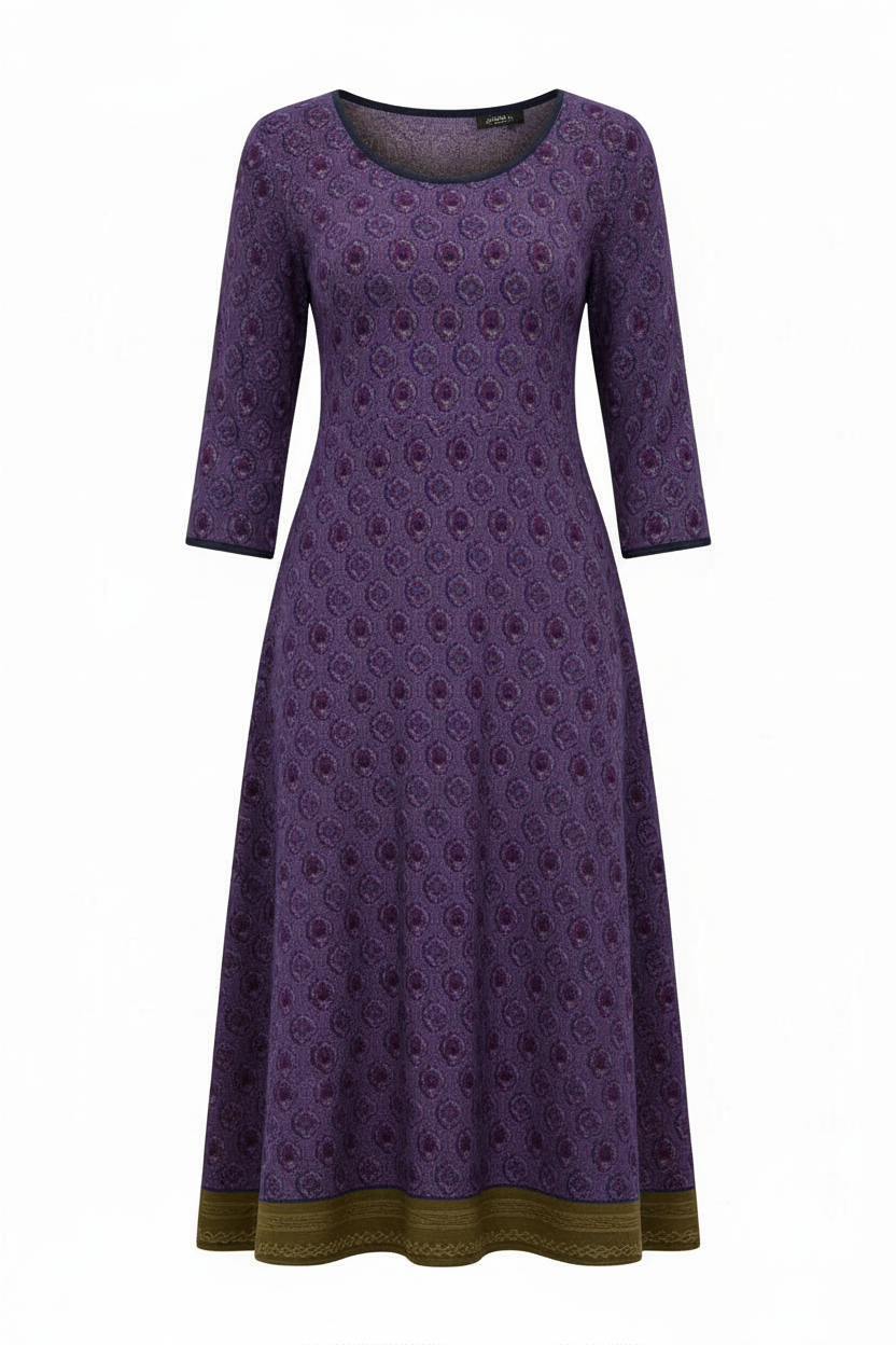 Boho Elegantes Midikleid Damen | Drune