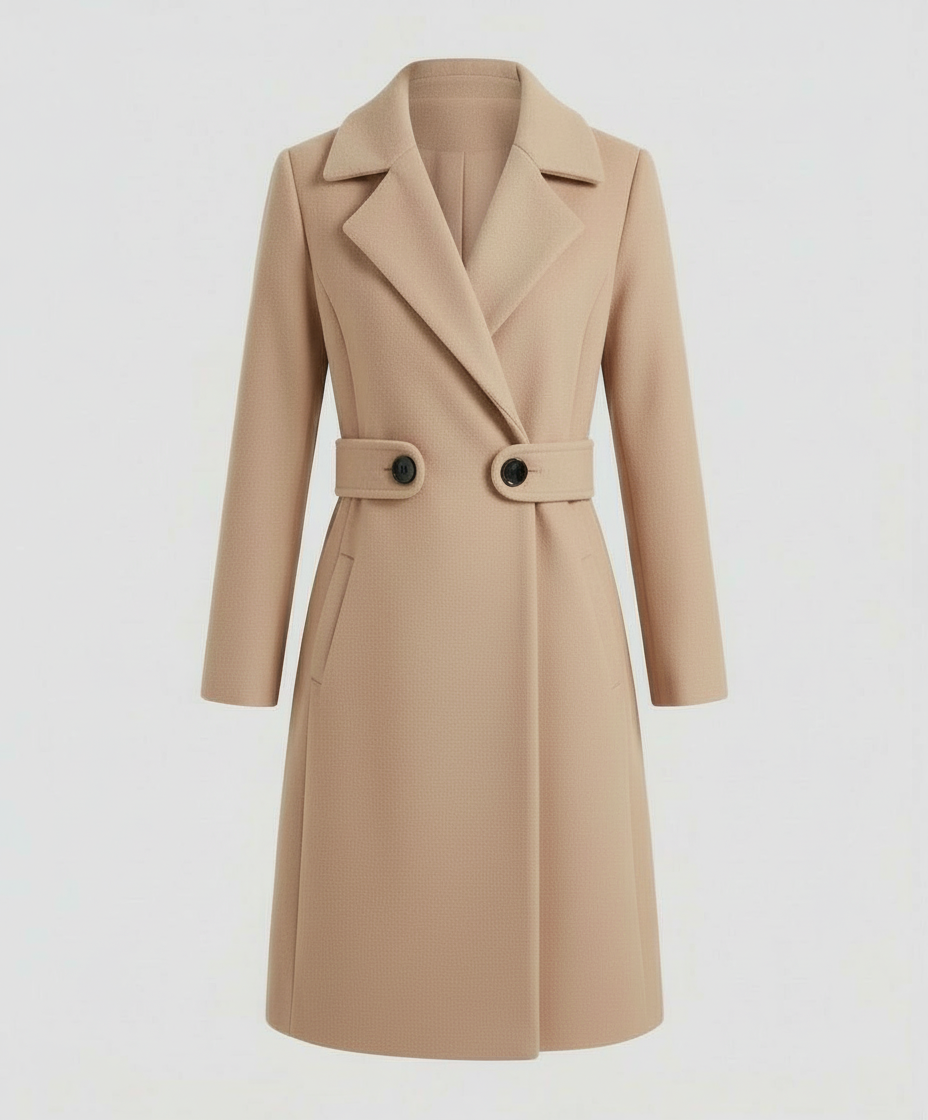 Slim Wollmantel Damen Winter | Drune