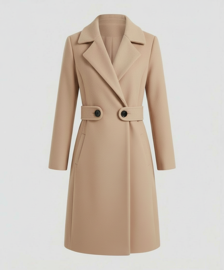 Slim Wollmantel Damen Winter | Drune
