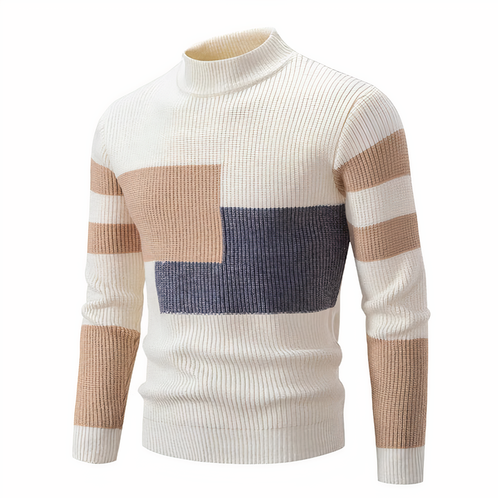 Drune | Stilvoll Patchwork Strickpullover für Männer