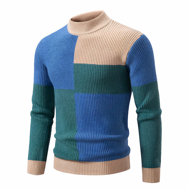 Drune | Stilvoll Patchwork Strickpullover für Männer