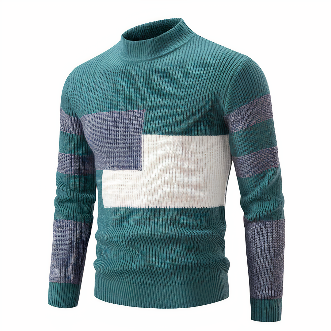 Drune | Stilvoll Patchwork Strickpullover für Männer