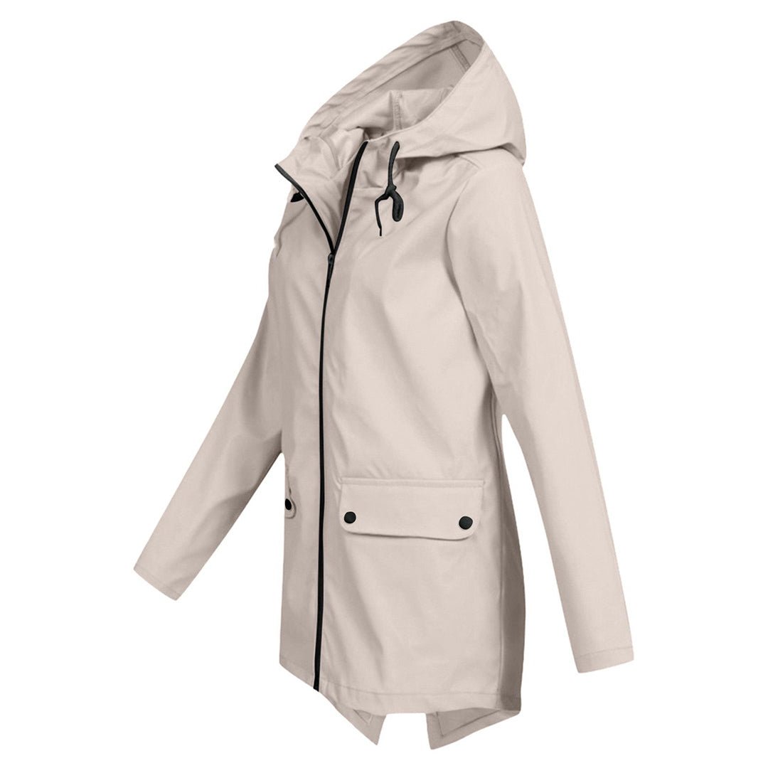 Drune | wasserdichte Kapuzen-Regenjacke - Leichtes Design - Verstellbare Passform - Outdoor-Essential