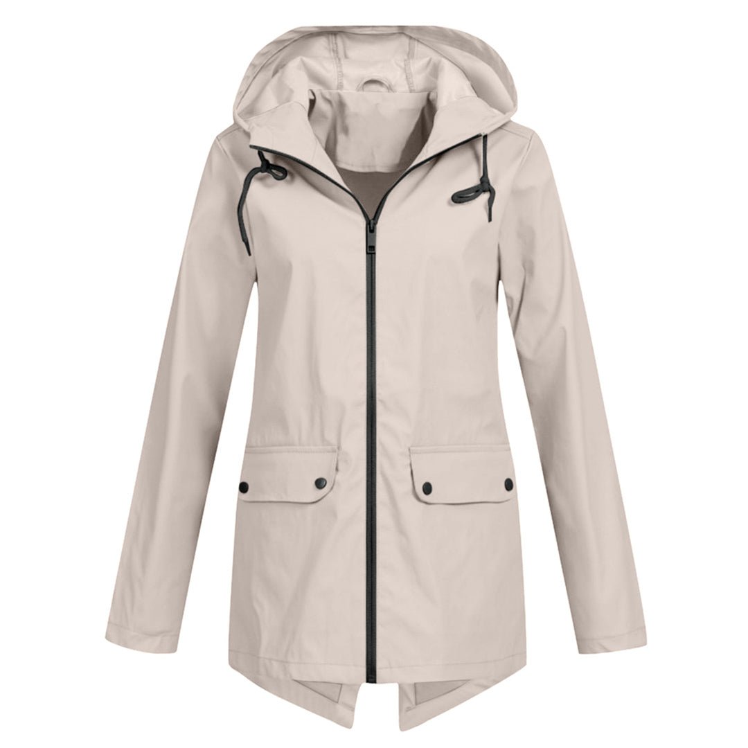 Drune | wasserdichte Kapuzen-Regenjacke - Leichtes Design - Verstellbare Passform - Outdoor-Essential