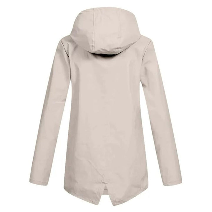 Drune | Übergangsjacke Damen mit Reißverschluss und Kapuze wasserfest