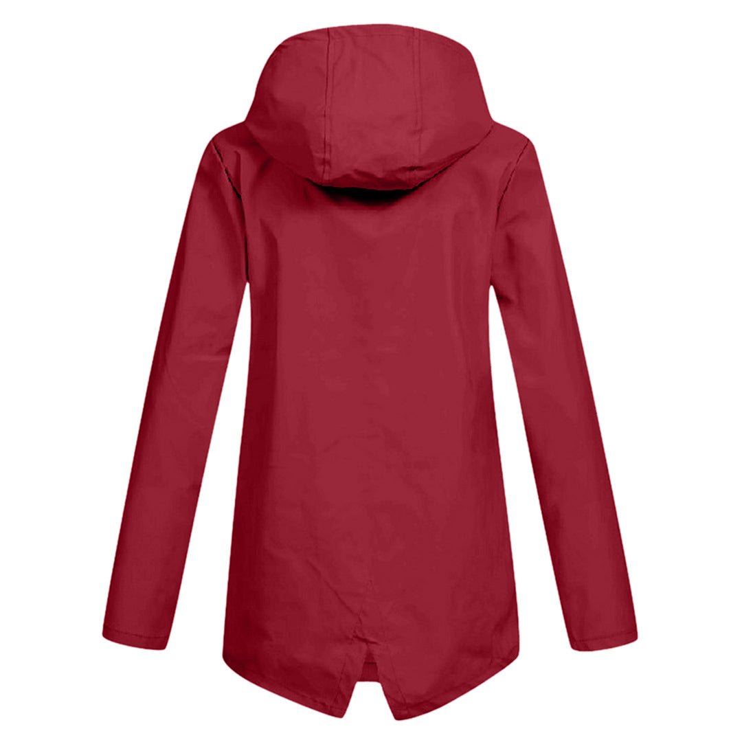 Drune | wasserdichte Kapuzen-Regenjacke - Leichtes Design - Verstellbare Passform - Outdoor-Essential