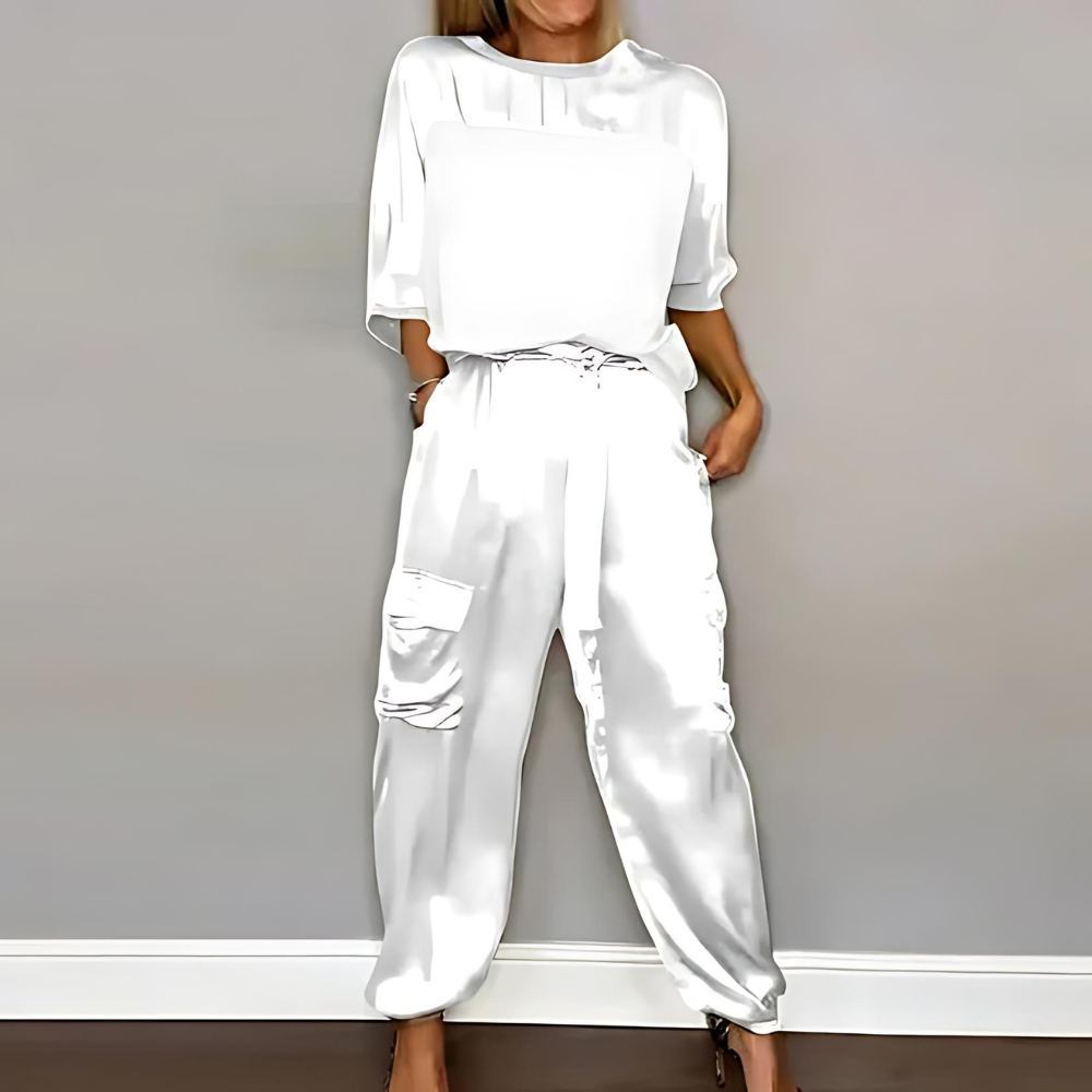 Drune | Elegantes Damen Set Hose und Shirt