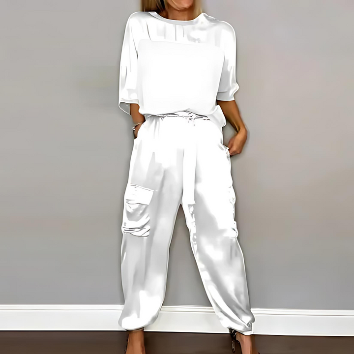 Drune | Elegantes Damen Set Hose und Shirt