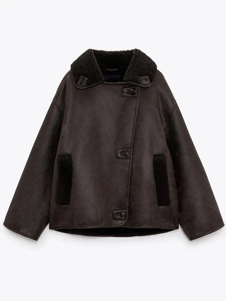 Drune | Vintage Lederjacke für Damen
