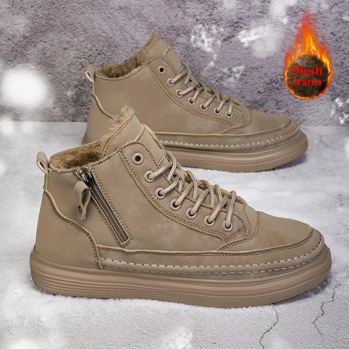Drune | Damen Plüsch Hohe Snow Sneakers