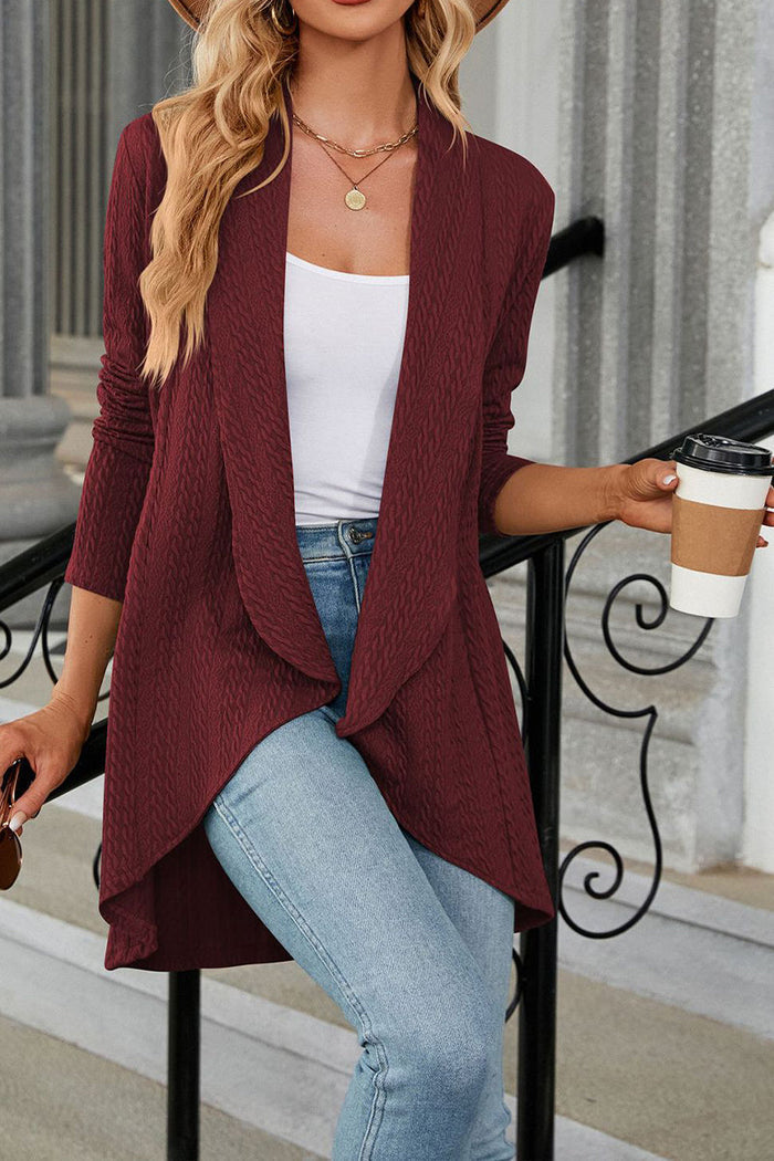 Drune | Lockere Strickjacke mit Revers