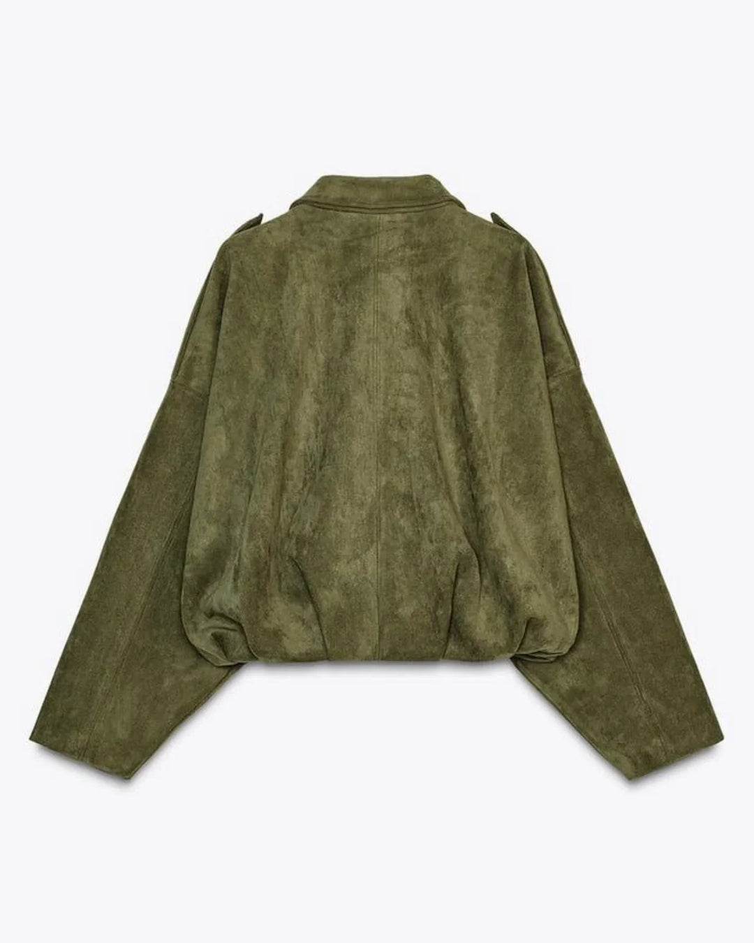 Drune | Oversized Damenjacke aus veganem Wildleder