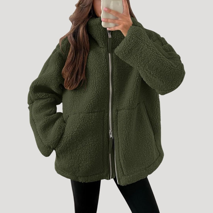 Drune | Teddy Fleece Jacke Warm Weich und Bequem