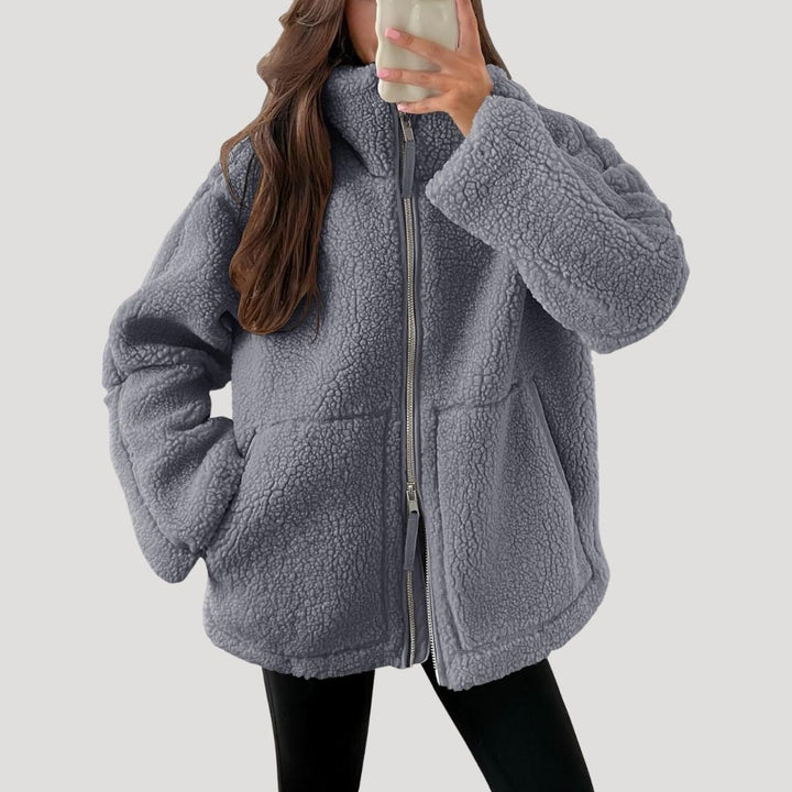 Drune | Teddy Fleece Jacke Warm Weich und Bequem