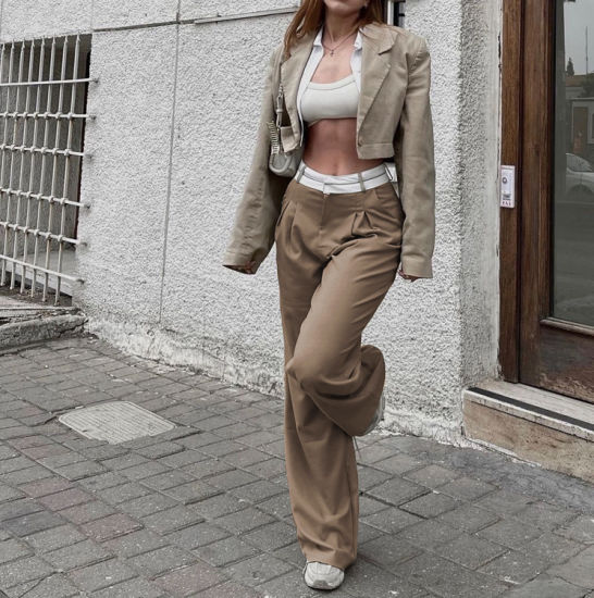 Drune - Mode Leinenhose für Damen