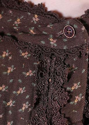 Drune | Plus-Size Mäntel Schwarz Druck Kapuzenmäntel