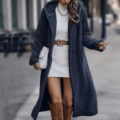 Drune | Faux Fur Gefütterte Jacke mit Kapuze Für Frauen