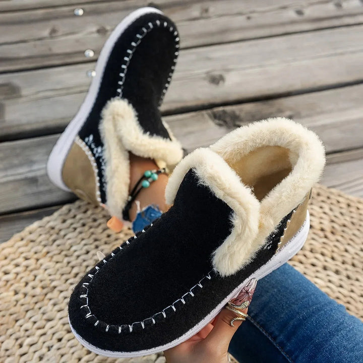 Drune | Kunstfellgefütterte Stiefeletten für Damen – Gemütlicher & Stilvoller Komfort