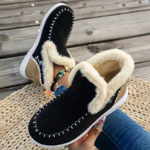 Drune | Kunstfellgefütterte Stiefeletten für Damen – Gemütlicher & Stilvoller Komfort