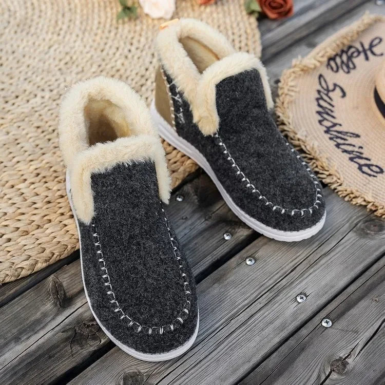 Drune | Kunstfellgefütterte Stiefeletten für Damen – Gemütlicher & Stilvoller Komfort