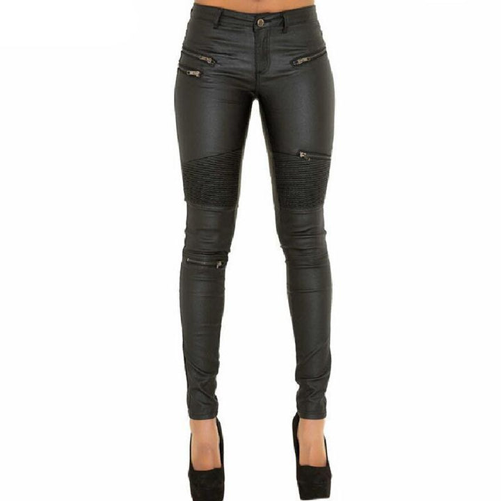 Skinny Jeans aus Kunstmaterial