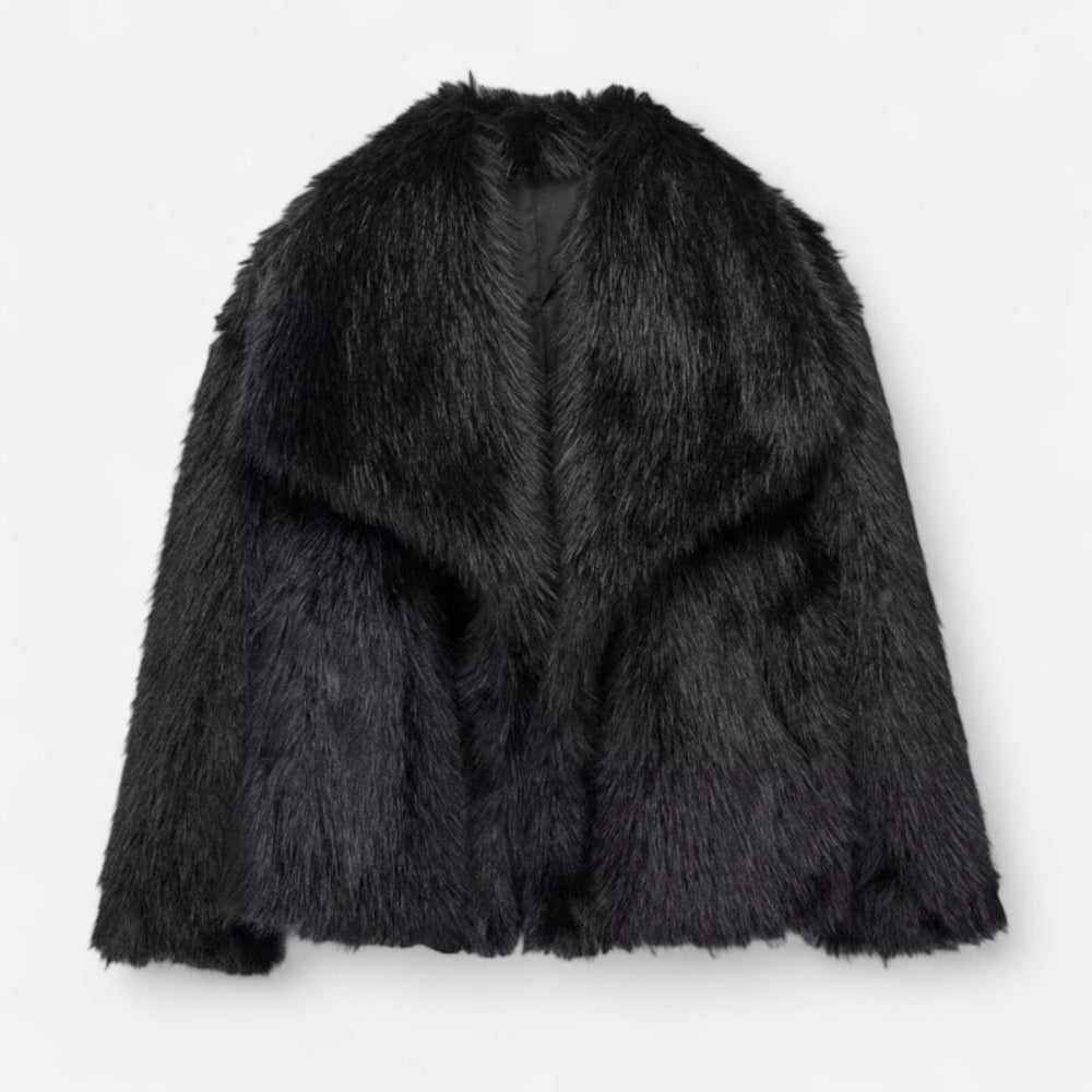 Drune | Kunstpelz Wintermantel für Frauen - Isolierendes Design