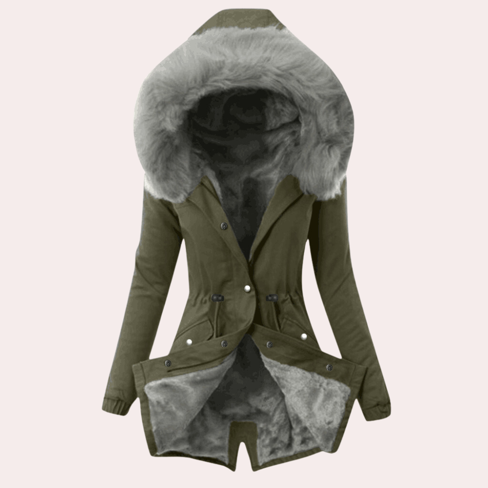 Drune | Winterjacke Für Frauen Mit Pelzfutter