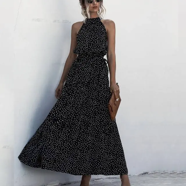 Drune | Strapless Maxikleid mit Blumenmuster