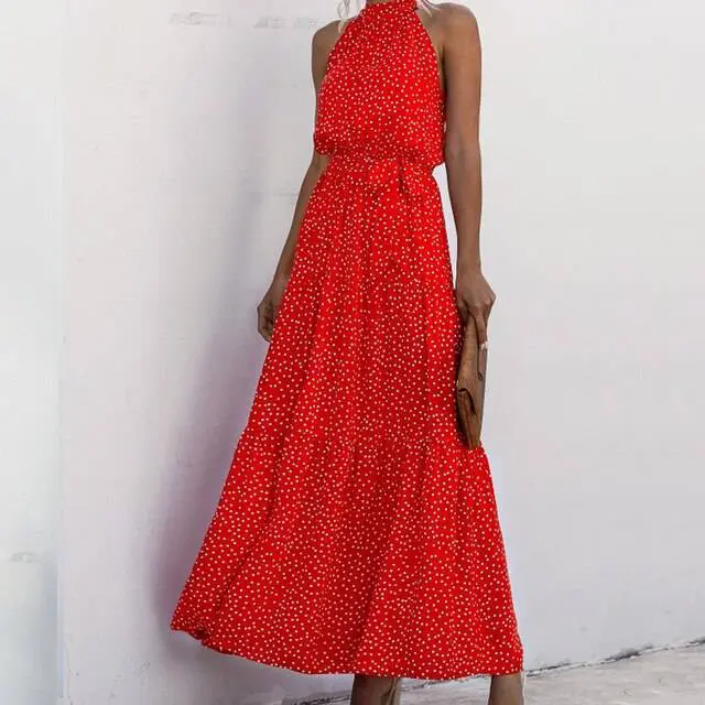 Drune | Strapless Maxikleid mit Blumenmuster