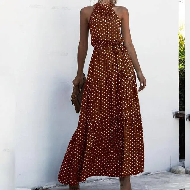 Drune | Strapless Maxikleid mit Blumenmuster
