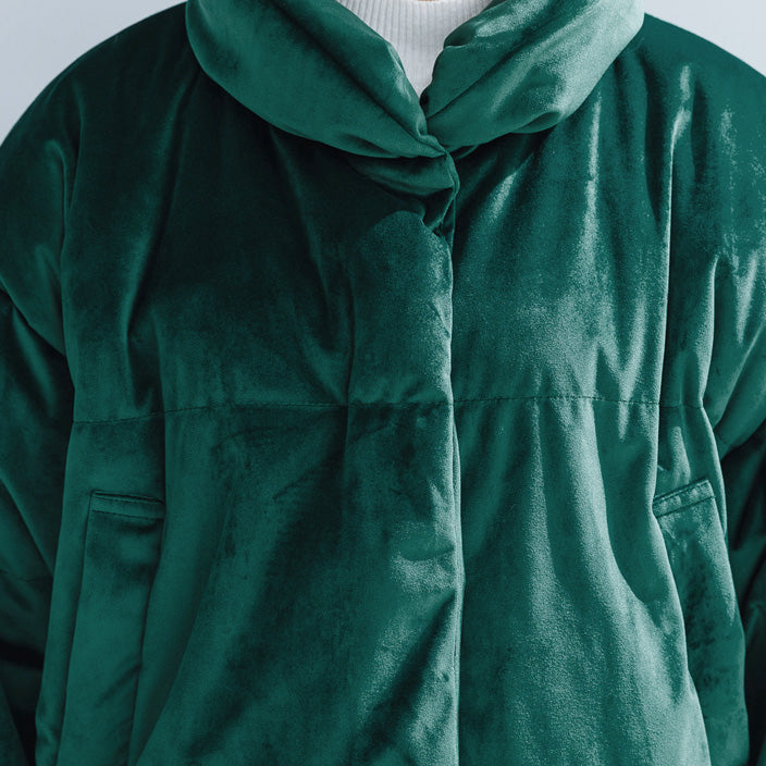 Drune | nude Winterparkas Plus-Size-Bekleidung Stehkragen Schneejacken Warme dicke Wintermäntel