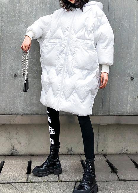 Drune | oversized Wintermäntel mit Kapuze, mit Reißverschluss Parkas für Frauen