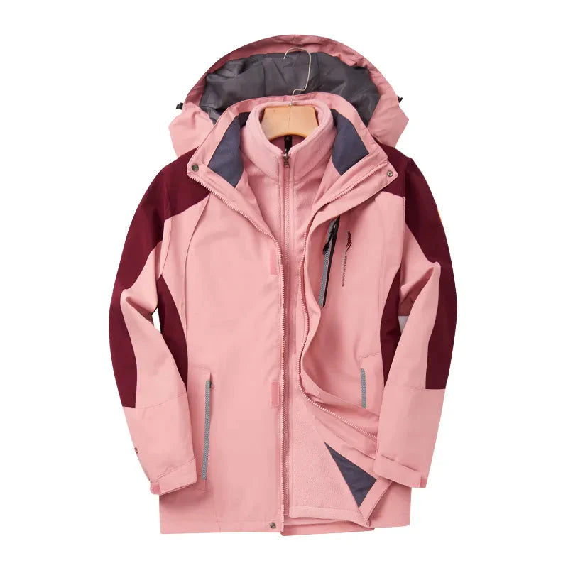 Drune | Winterjacke-Ultra-schützende 3-in-1-Jacke  -  Regenjacke