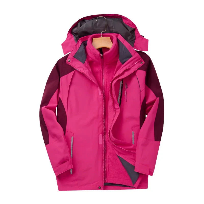 Drune | Winterjacke-Ultra-schützende 3-in-1-Jacke  -  Regenjacke