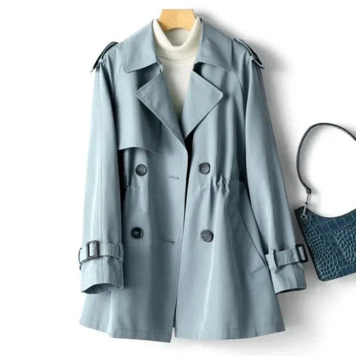 Drune | Klassischer Doppelreihiger Trenchcoat für Damen Lässig
