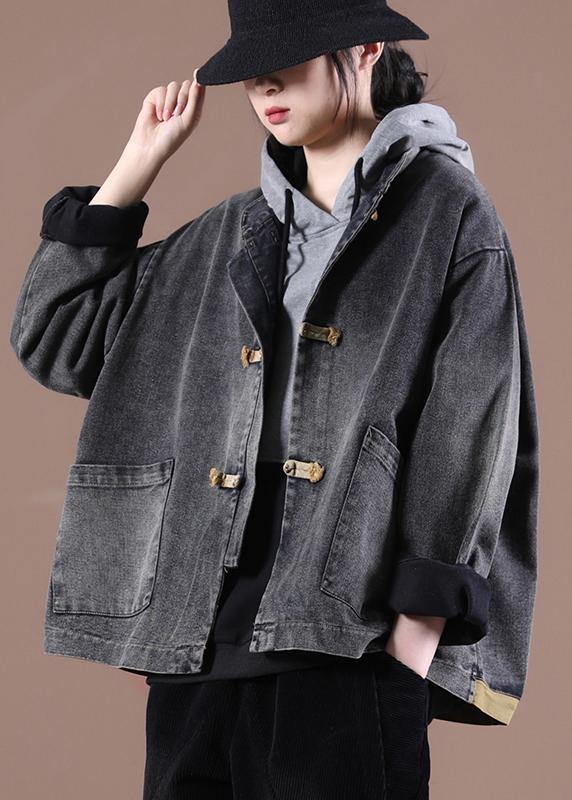 Drune | Graue Taschen Mäntel