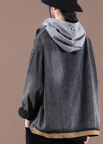 Drune | Graue Taschen Mäntel