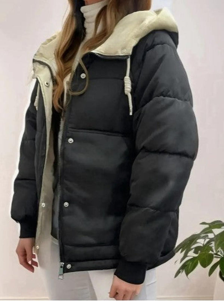 Drune | Fleece Futterte Damen Kapuzenjacke Für Freizeit und Outdoor Bekleidung